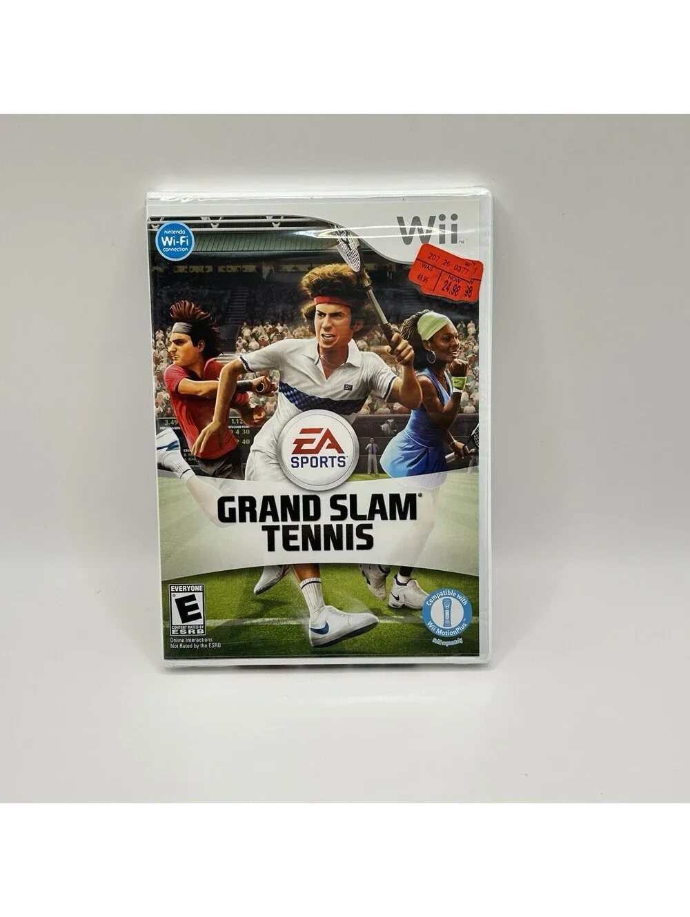 GRAND SLAM TENNIS ~ Nintendo Wii ~ Brand New / Factory Sealed ~ WI FI Compatible